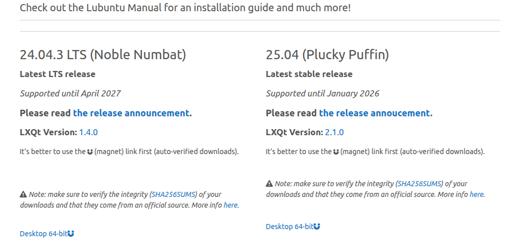長く安心して使いたいならLTS版